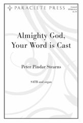 Almighty God Your Word is Cast SATB choral sheet music cover